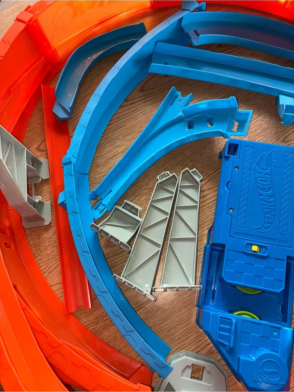 Hot Wheels Massive Loop Mayhem Track Setup Motorized Booster Not A Complete Set